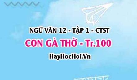 Soạn bài Con gà thờ trang 100, 101, 102, 103, 104, 105, 106, 107 Ngữ văn 12 Chân trời sáng tạo